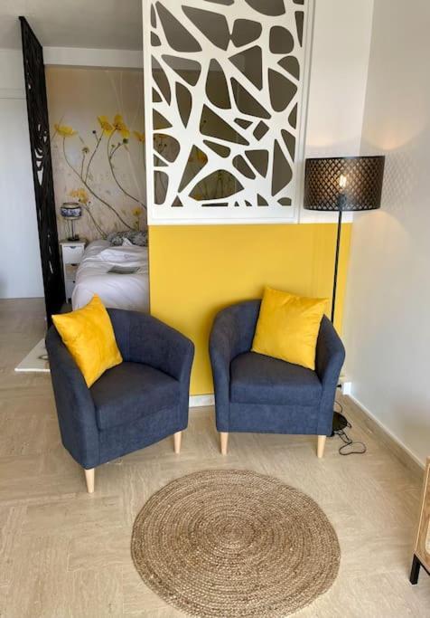 Studio Avec Vue Sur Marina Et Mer - 2 Adultes Et 1 Enfant Maximum Mandelieu Exteriér fotografie