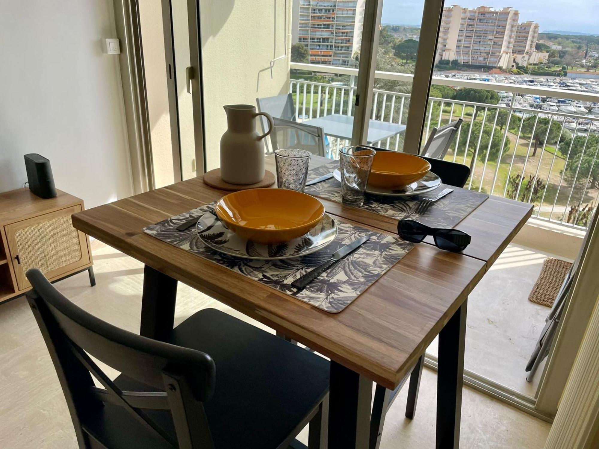 Studio Avec Vue Sur Marina Et Mer - 2 Adultes Et 1 Enfant Maximum Mandelieu Exteriér fotografie